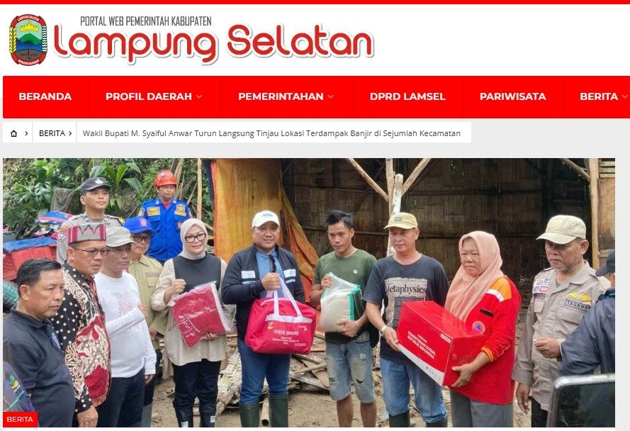 Wakil Bupati M. Syaiful Anwar Turun Langsung Tinjau Lokasi Terdampak Banjir di Sejumlah Kecamatan