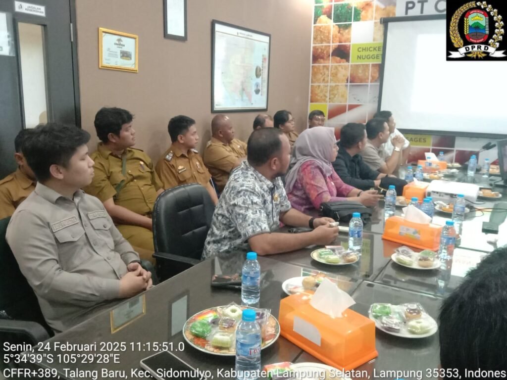 Komisi III DPRD Lamsel Kunjungan ke PT. Ciomas Lampung