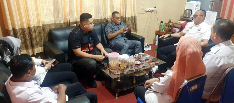 Kunker Dalam Daerah, Pimpinan DPRD Lampung Selatan Siap Support Program Dinas Kominfo