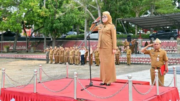 Apel Pertama di 2025, Pj Sekda Lampung Selatan Ajak ASN Tingkatkan Kinerja dan Kedisiplinan