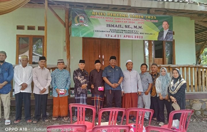 Anggota DPRD Lampung Selatan Ismail.,SE.MM Gelar Reses Perdana di Desa Babatan