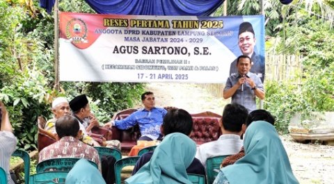 Reses di Desa Budidaya, Agus Sartono : Kesejahteraan Warga Adalah Prioritas Utama