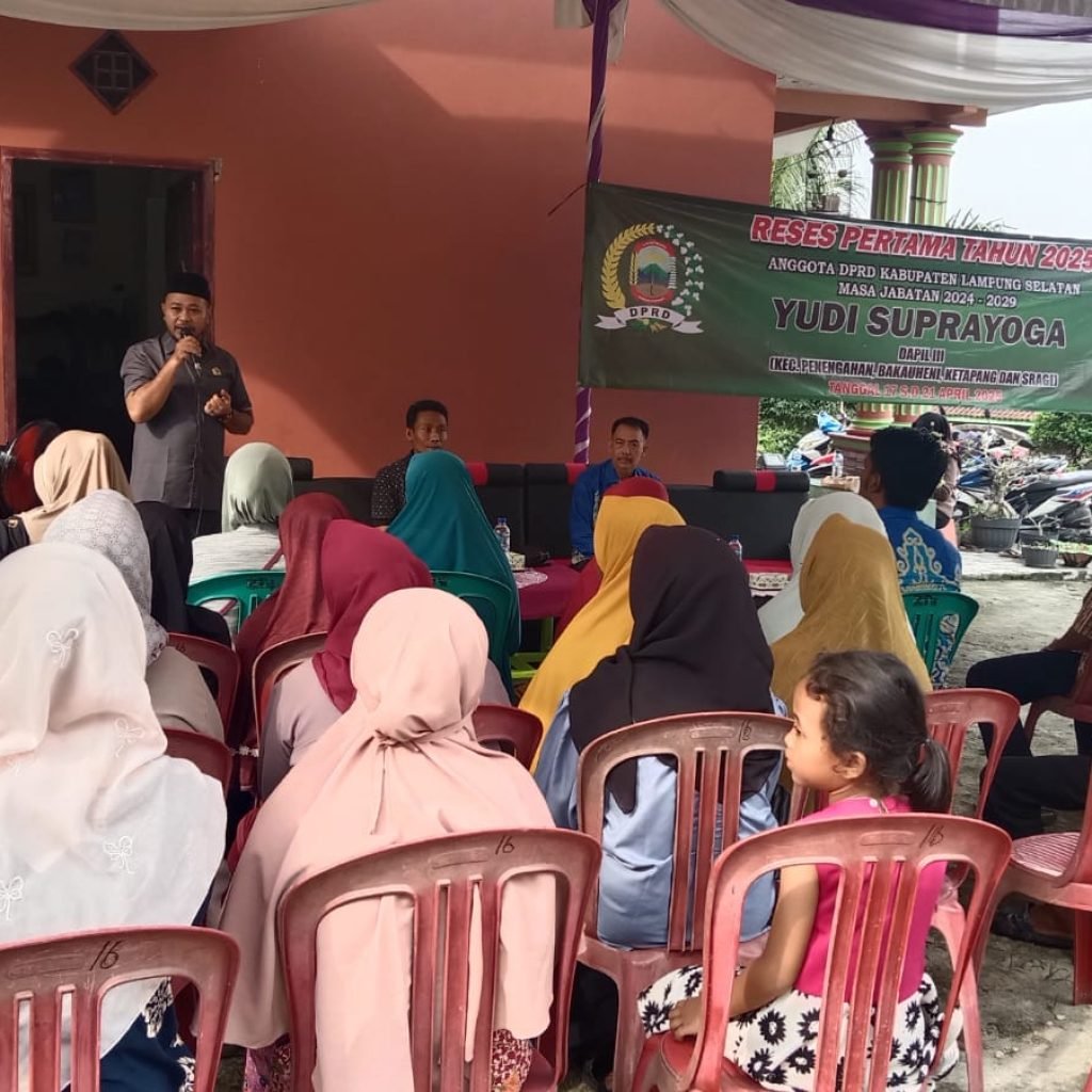 Anggota DPRD Lamsel Yudi Suprayoga Gelar Reses di Legundi