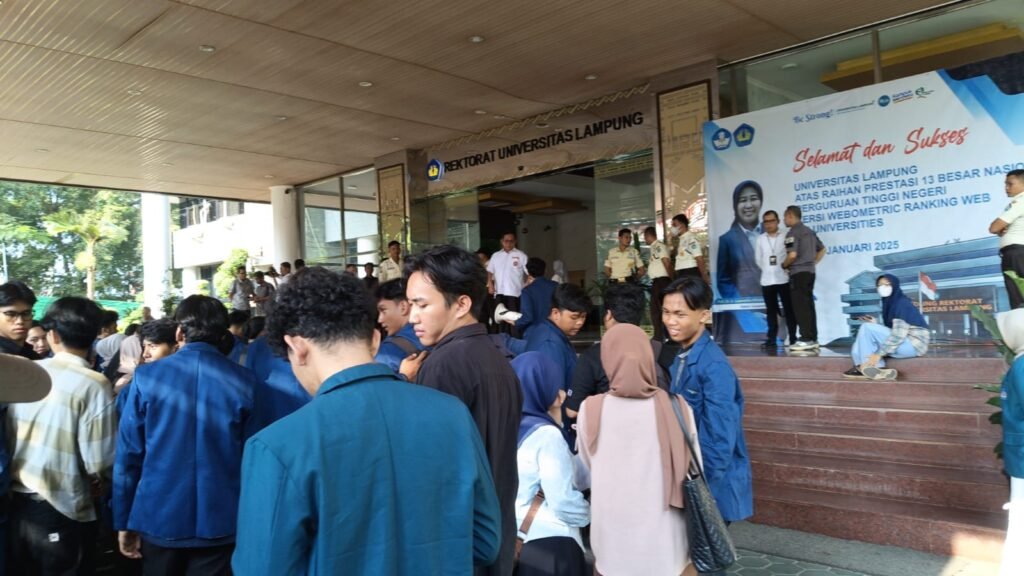 Mahasiswa FEB Unila Gelar UNRAS Pasca Meninggalnya Pratama Wijaya