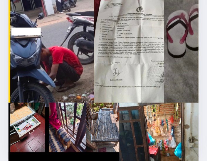 Rumah Warga di Bobol Maling,Korban Lapor ke Polsek Panjang