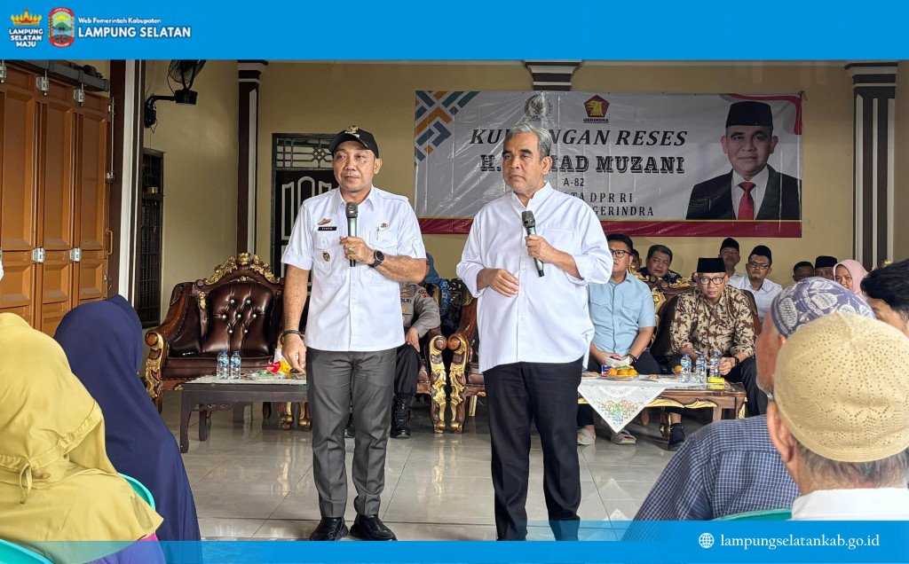 Wabub Lamsel Dampingi Ketua MPR RI Serap Aspirasi Warga di Natar