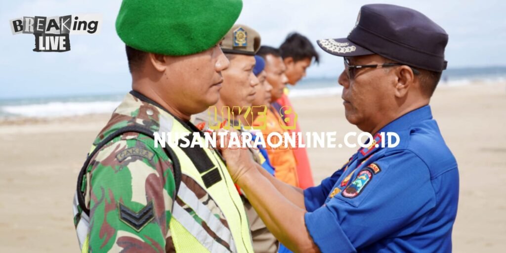 Damkar Lampung Selatan Gelar Pelatihan Water Rescue di Pantai Kedu Kalianda 