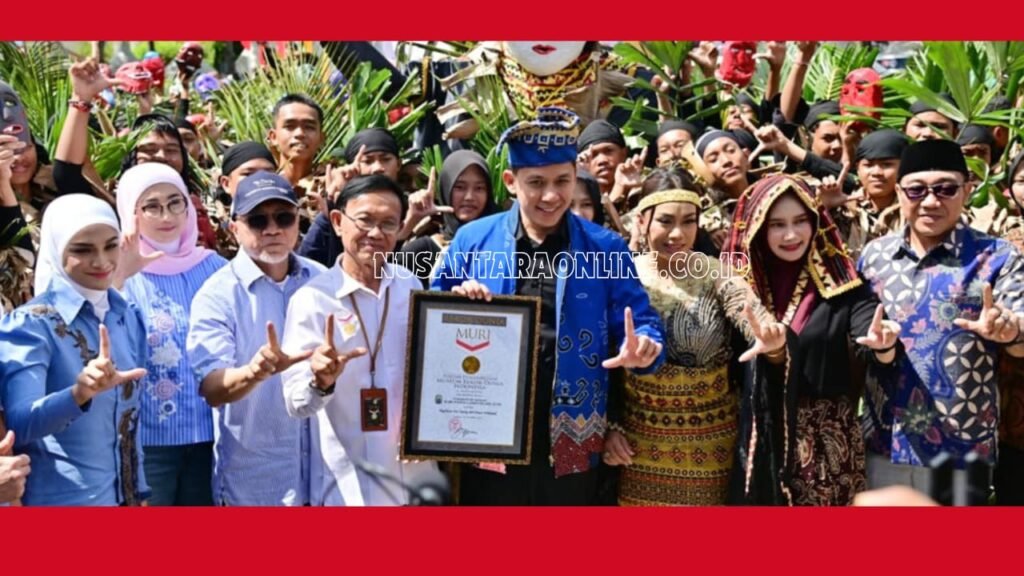 Pecahkan Rekor MURI,1500 Penari Tuping Lampung Selatan Catat Sejarah Dunia