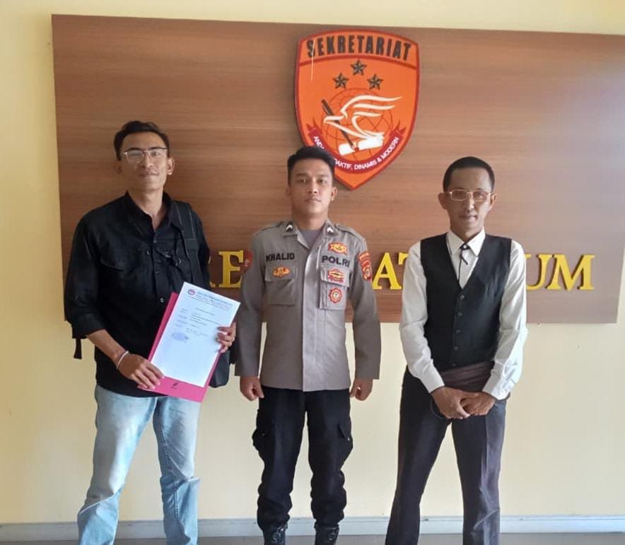 Buntut Diduga Hina Wartawan,FPII Lamsel Laporkan Sisca Afriani Ke-Polda Lampung