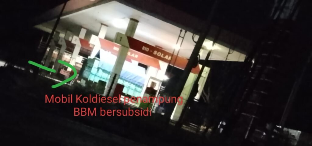 Truck Siluman Ngecor Solar Subsidi di SPBU Tarahan,Pengawas Sebut Atas Perintah Pemilik PT.Tri Sumarja Perkasa dan PT.Elias