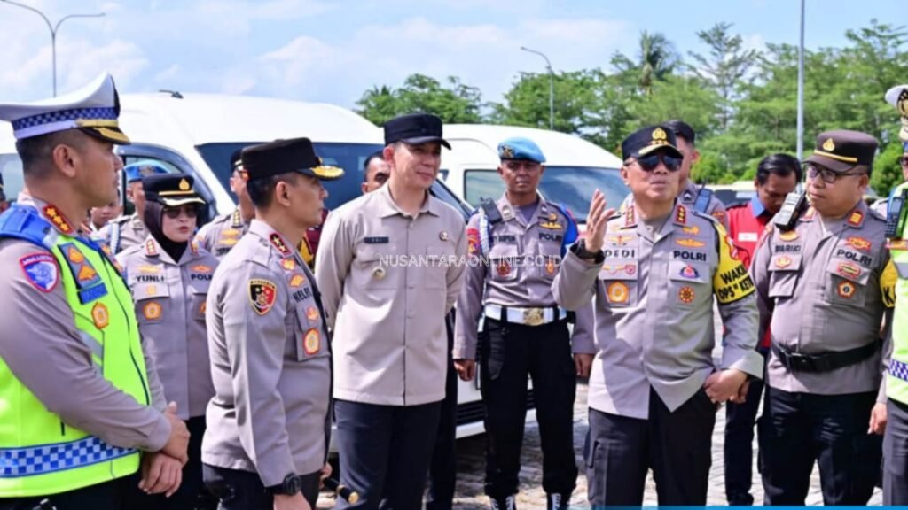 Bupati Egi Dampingi Wakapolri Dedi Prasetyo Tinjau Arus Mudik Bakauheni, Pastikan Pemudik Aman dan Nyaman
