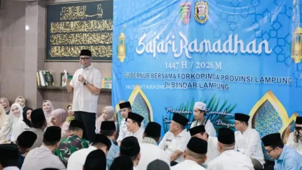 Safari Ramadan di Bandar Lampung, Gubernur Mirza Ajak Masyarakat Tumbuhkan Semangat Gotong Royong