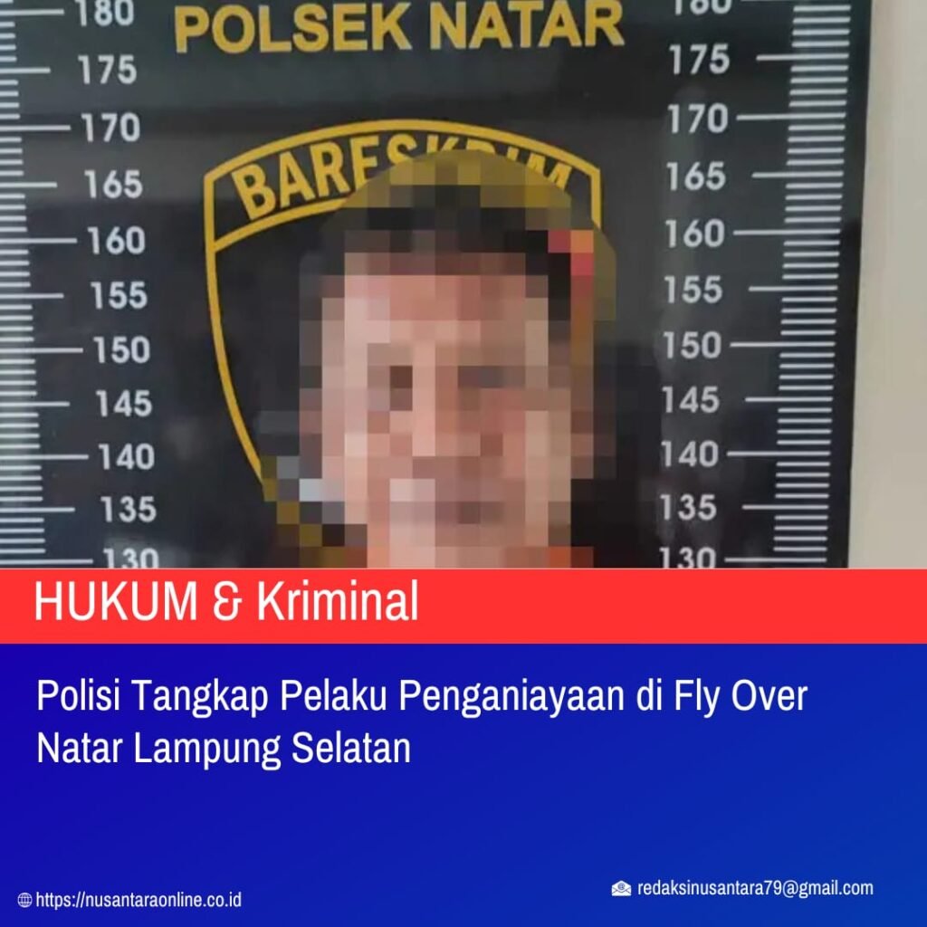 Polisi Tangkap Pelaku Penganiayaan di Fly Over Natar Lampung Selatan