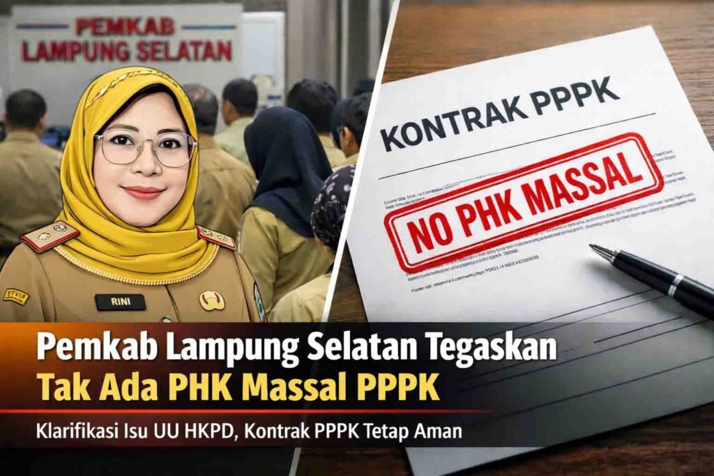 Heboh UU HKPD, Pemkab Lampung Selatan Tegaskan Tak Ada PHK Massal PPPK