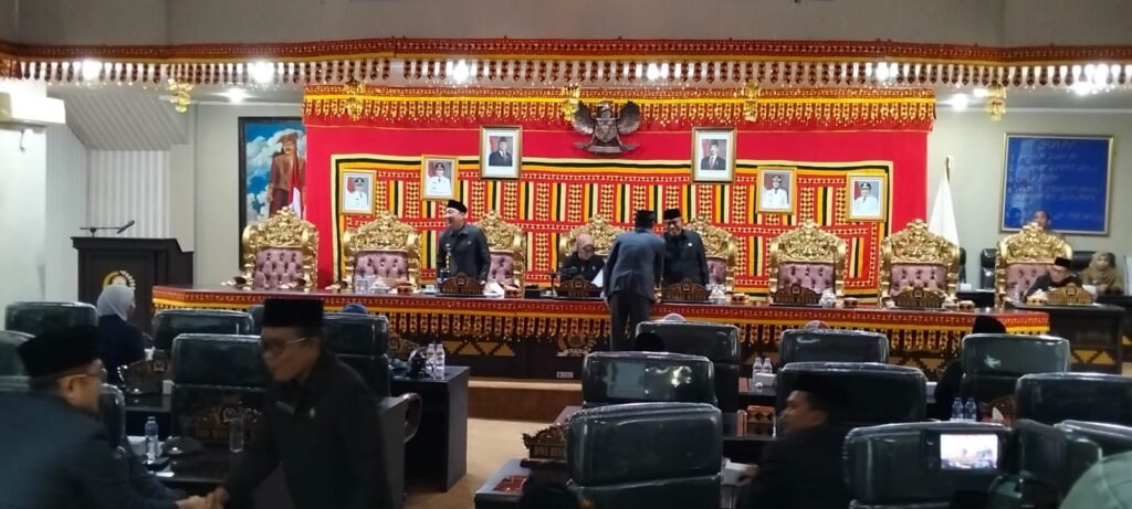 DPRD Lamsel Gelar Rapat Parpurna:Ranperda Ini Bukan Sekadar Administrasi
