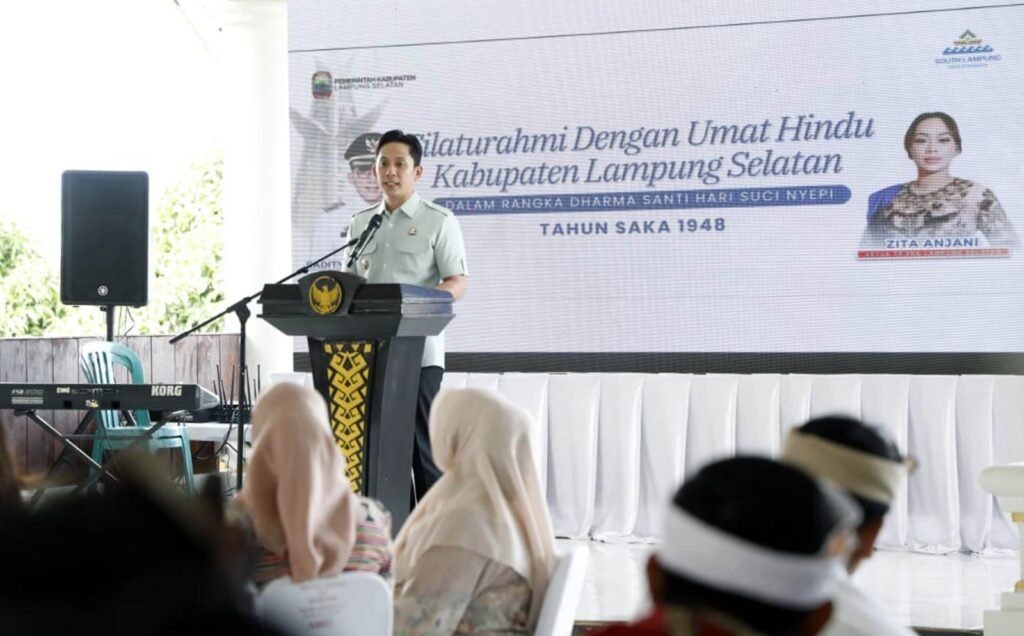 Merawat Harmoni di Tengah Perbedaan, Pemkab Lampung Selatan Pererat Toleransi Lewat Dharma Santi Umat Hindu