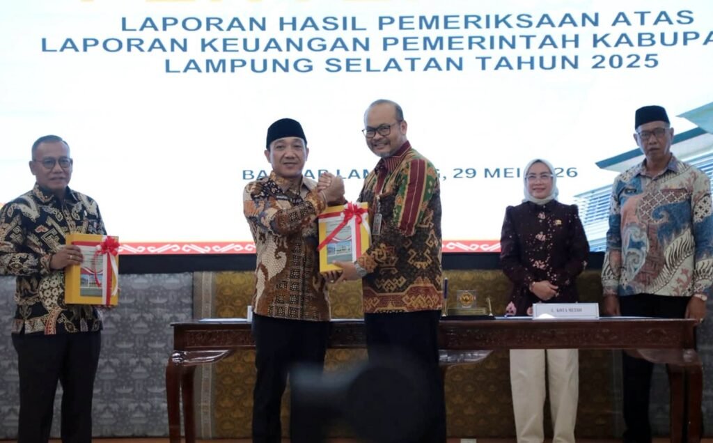 Konsistensi Satu Dekade, Lampung Selatan Kembali Pertahankan Opini WTP ke-10 dari BPK