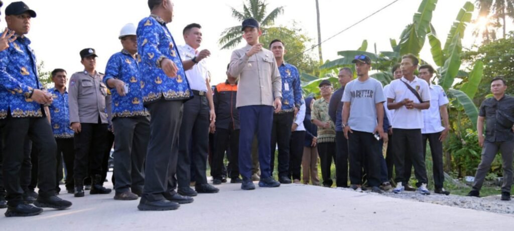 Dulu Rusak dan Sering Banjir, Jalan Bandar Agung-Kuala Jaya Kini Mulus, Warga Sragi Bersyukur