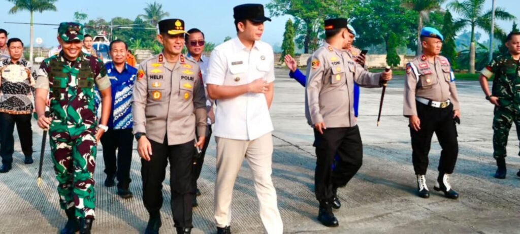 Kunker ke Lampung Selatan, Kapolda Lampung Disambut Langsung Bupati Radityo Egi Pratama