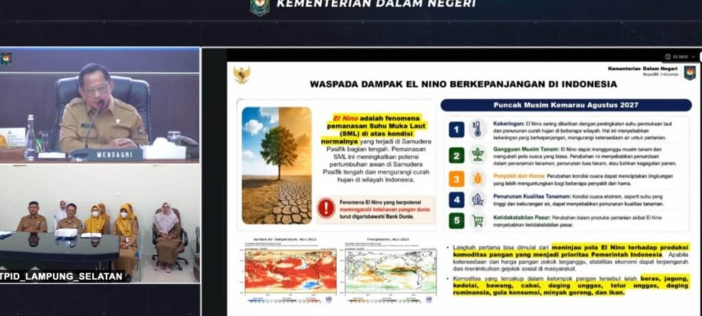 Pemkab Lampung Selatan Tingkatkan Kewaspadaan Hadapi Potensi El Nino 2026-2027, Jaga Stabilitas Pangan dan Inflasi Daerah