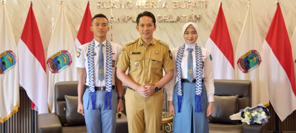 Bupati Radityo Egi Bangga, Dua Pelajar Lampung Selatan Lolos Calon Paskibraka Tingkat Pusat 2026