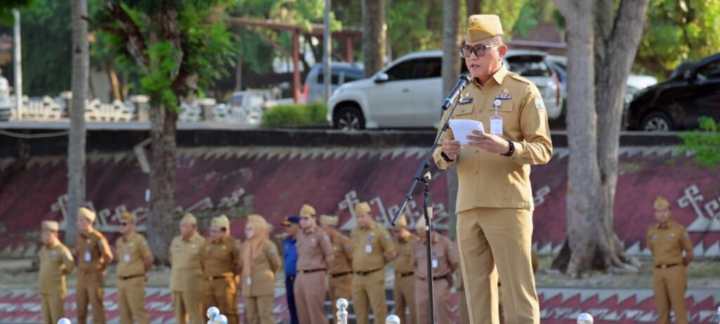 Apel Mingguan Jadi Momentum Pemkab Lampung Selatan Perkuat Disiplin dan Budaya Melayani ASN