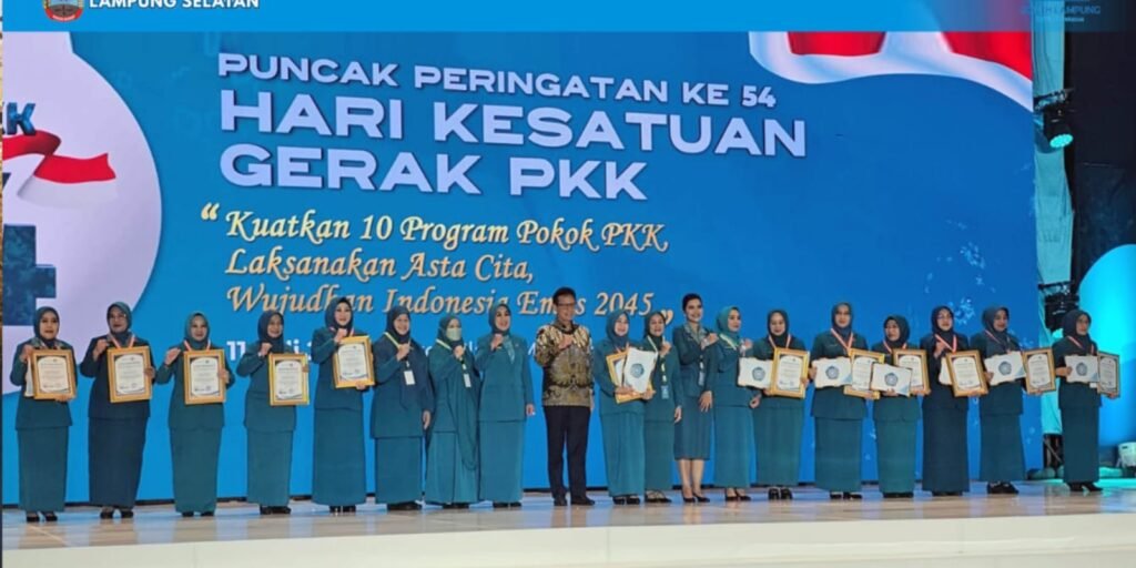 TP PKK Lampung Selatan Raih Penghargaan Nasional Imunisasi Zero Dose, 4.626 Anak Tuntaskan Imunisasi Kejar