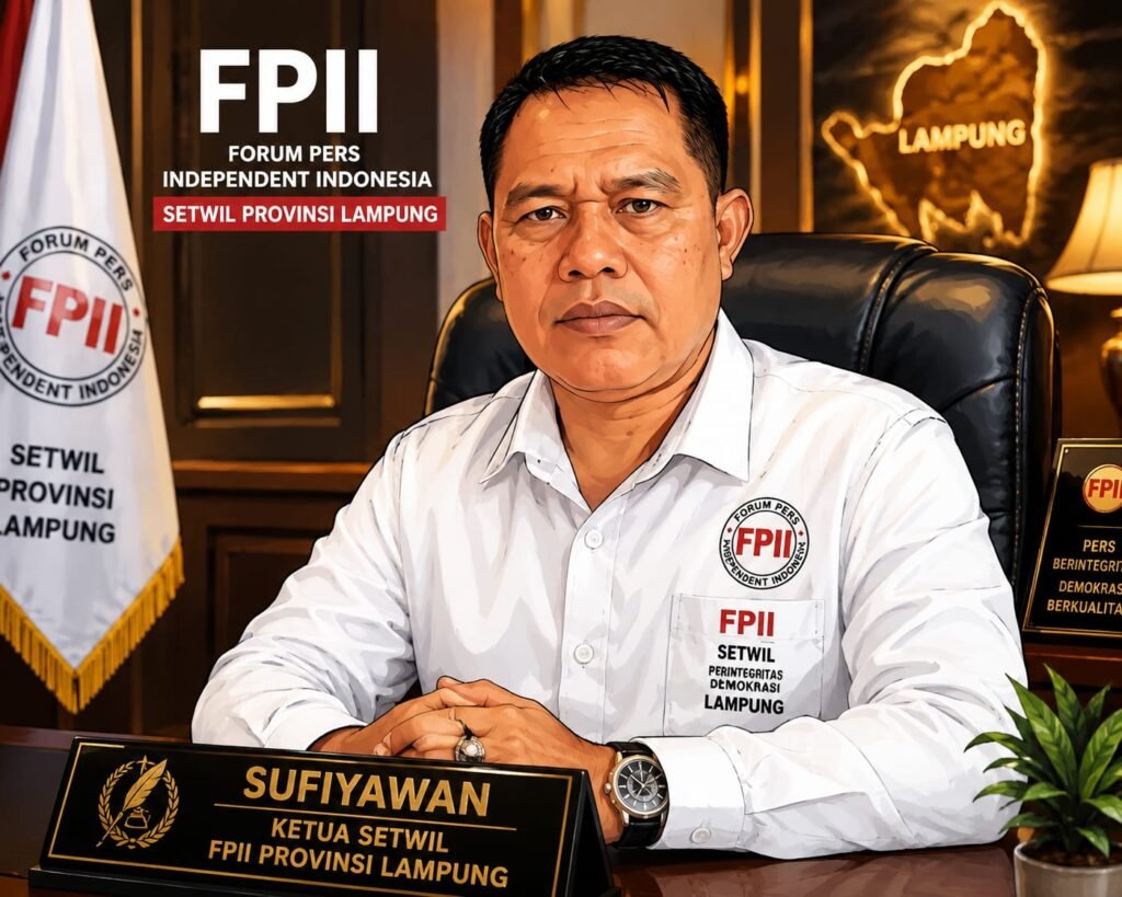 Ketua Setwil FPII Lampung Soroti Dugaan Pelecehan terhadap Profesi Wartawan, Minta Semua Pihak Hormati UU Pers.